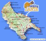 Zante Zakynthos Map